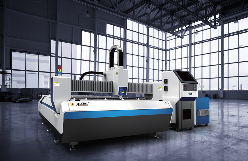 IPG Serat 500W CNC Laser Cutting Machine untuk Metal Cutting Machine Laser Tube
